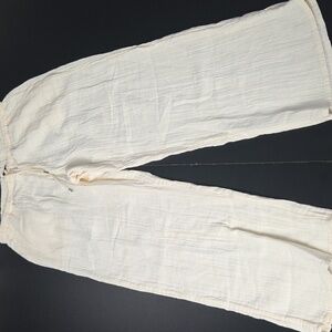 Quince 100% Organic Cotton Gauze Pants NWT